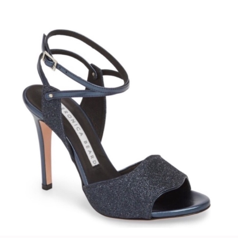 Veronica Beard Women's Navy Heeled Sandals